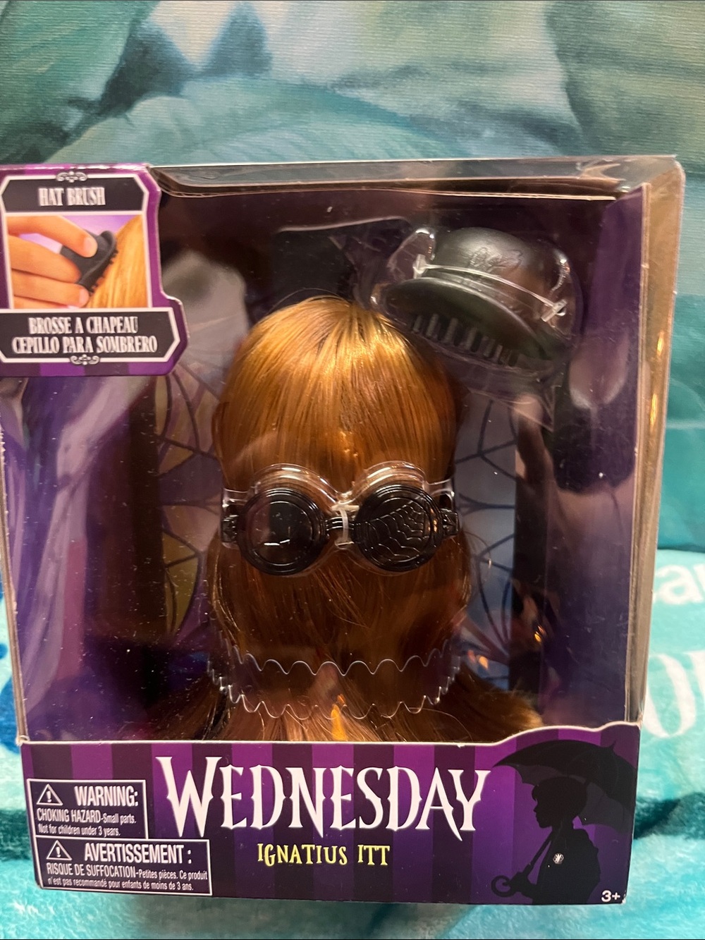 Wednesday 2024 Ignatius (cousin) ITT Figure With Hat Brush ~ Just Play NIB